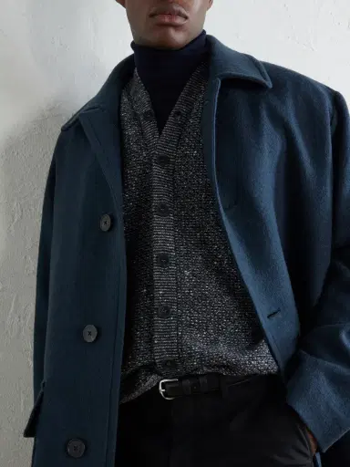Inis Meáin Breidin Merino Wool and Cashmere-Blend Gilet - Men | Thumbnail 5