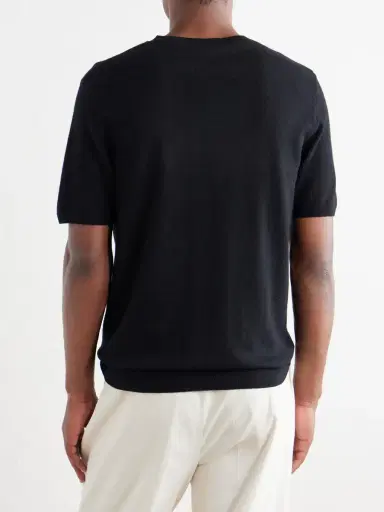 MR P. Knitted Cashmere T-Shirt - Men | Thumbnail 4