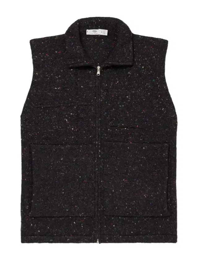 Inis Meáin Lifeline Wool and Cashmere-Blend Gilet - Men