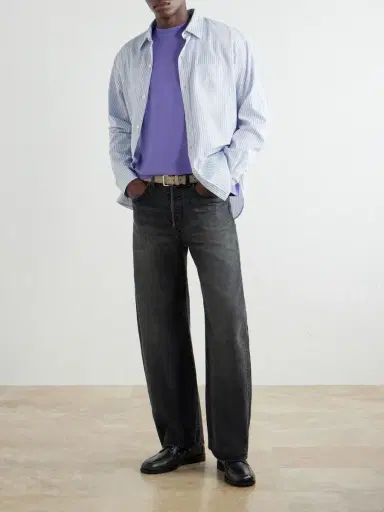 Auralee Cotton-Jersey T-Shirt - Men | Thumbnail 2 Auralee Cotton-Jersey T-Shirt - Men | Thumbnail 2