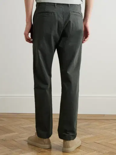 NN07 Aden 1923 Straight-Leg Organic Cotton-Blend Twill Trousers - Men | Thumbnail 4
