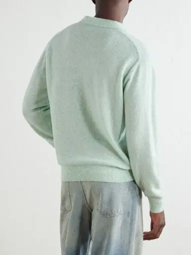 Auralee Cashmere Polo Sweater - Men | Thumbnail 4 Auralee Cashmere Polo Sweater - Men | Thumbnail 4