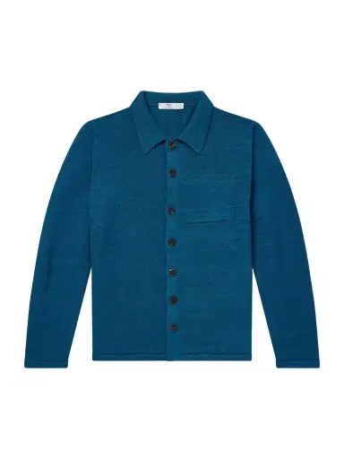 Inis Meáin Merino Wool and Linen-Blend Cardigan - Men | Thumbnail 1