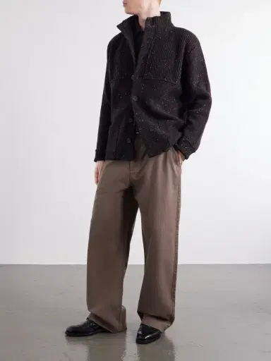 Inis Meáin Storm Merino Wool and Cashmere-Blend Cardigan - Men | Thumbnail 2