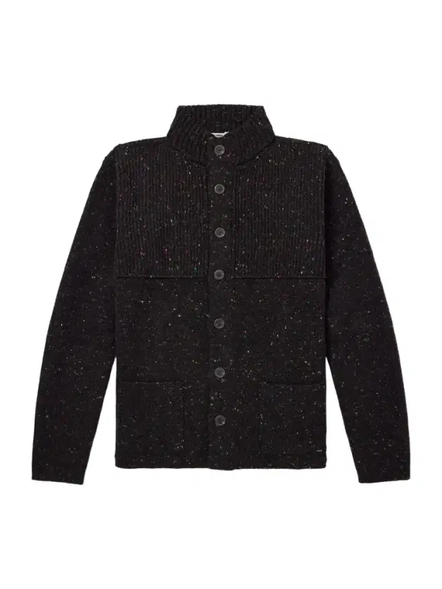 Inis Meáin Storm Merino Wool and Cashmere-Blend Cardigan - Men