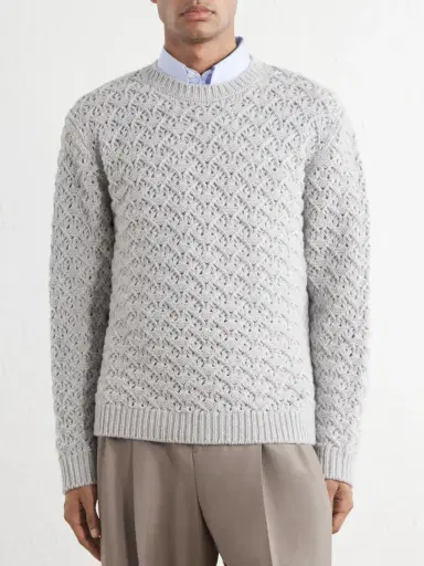 Valentino Garavani Wool and Cashmere-Blend Sweater - Men | Thumbnail 3 Valentino Garavani Wool and Cashmere-Blend Sweater - Men | Thumbnail 3