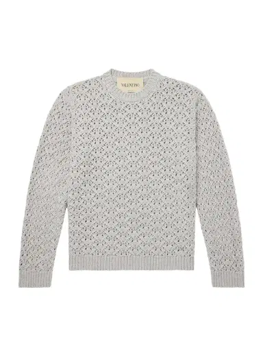 Valentino Garavani Wool and Cashmere-Blend Sweater - Men | Thumbnail 1 Valentino Garavani Wool and Cashmere-Blend Sweater - Men | Thumbnail 1