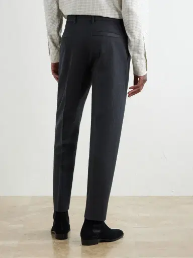 Zegna Straight-Leg Wool and Cashmere-Blend Twill Trousers - Men | Thumbnail 4 Zegna Straight-Leg Wool and Cashmere-Blend Twill Trousers - Men | Thumbnail 4