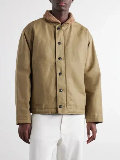 Fortela Deck Wool Fleece-Lined Cotton-Canvas Jacket - Men | Thumbnail 3 Fortela Deck Wool Fleece-Lined Cotton-Canvas Jacket - Men | Thumbnail 3
