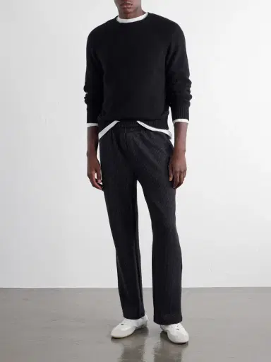 MR P. Straight-Leg Striped Cotton-Blend Jersey Sweatpants - Men | Thumbnail 2 MR P. Straight-Leg Striped Cotton-Blend Jersey Sweatpants - Men | Thumbnail 2