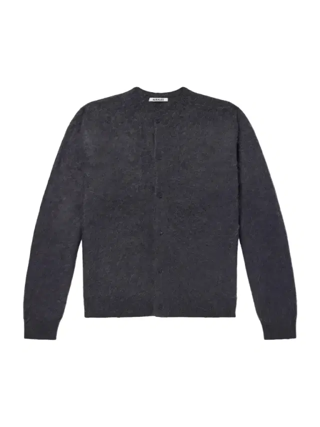 Auralee Garment-Dyed Alpaca Cardigan - Men