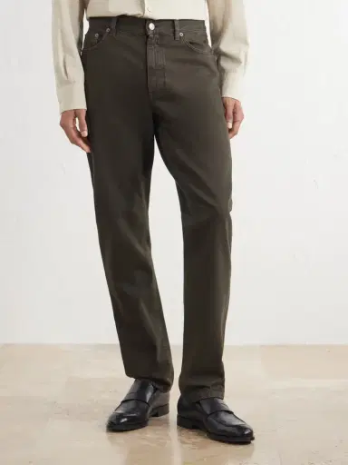 Zegna Roccia Slim-Fit Garment-Dyed Jeans - Men | Thumbnail 3 Zegna Roccia Slim-Fit Garment-Dyed Jeans - Men | Thumbnail 3