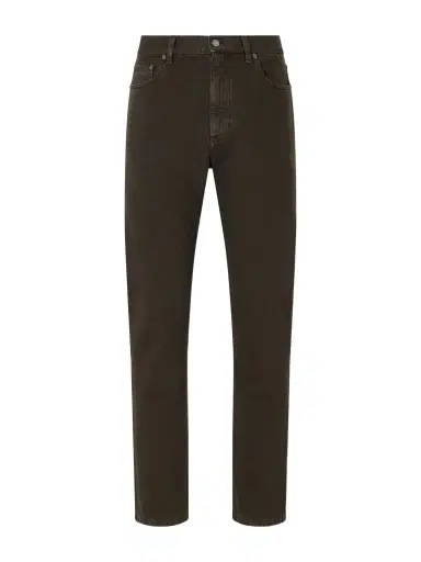Zegna Roccia Slim-Fit Garment-Dyed Jeans - Men | Thumbnail 1 Zegna Roccia Slim-Fit Garment-Dyed Jeans - Men | Thumbnail 1