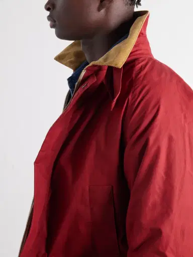 Fortela Bristol Corduroy-Trimmed Waxed Cotton-Canvas Jacket - Men | Thumbnail 5