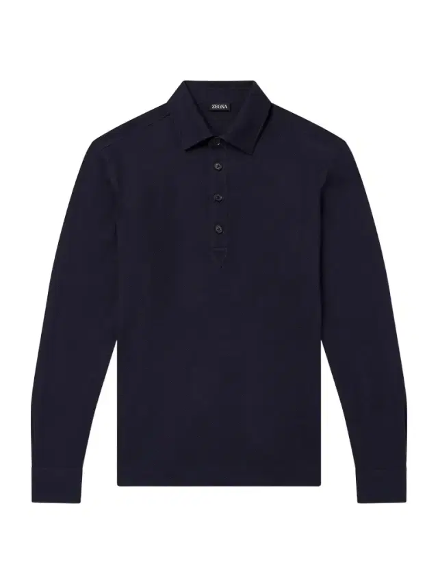 Zegna Cotton and Silk-Blend Piqué Polo Shirt - Men
