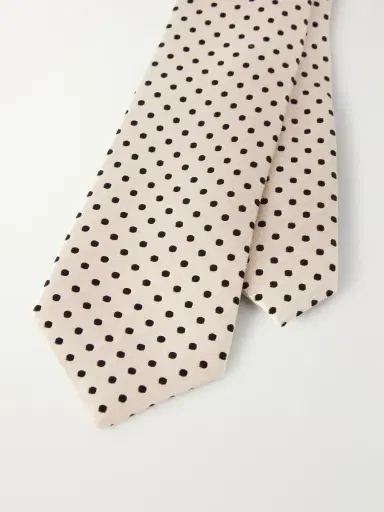 Tom Ford 6cm Polka-Dot Silk-Twill Tie - Men | Thumbnail 4