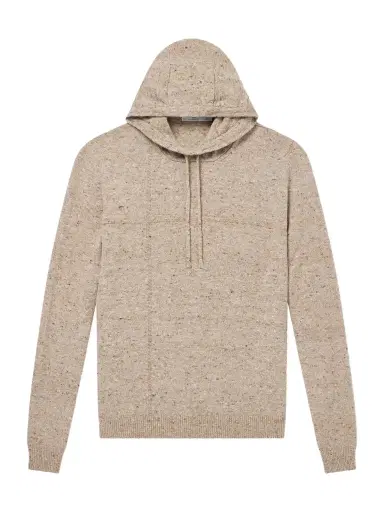 Inis Meáin Merino Wool and Cashmere-Blend Hoodie - Men | Thumbnail 1