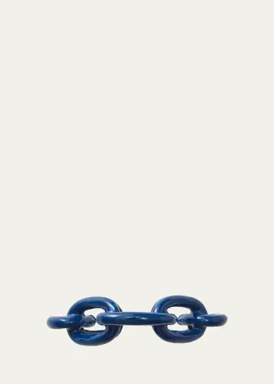 Kim Seybert Enamel Chain Link Napkin Ring | Thumbnail 2 Kim Seybert Enamel Chain Link Napkin Ring | Thumbnail 2