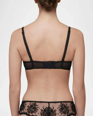 Simone Pérèle Intrigue Floral-Embroidered Demi Bra | Thumbnail 3