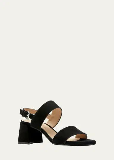 La Canadienne Flemming Suede Dual-Strap Slingback Sandals | Thumbnail 3 La Canadienne Flemming Suede Dual-Strap Slingback Sandals | Thumbnail 3