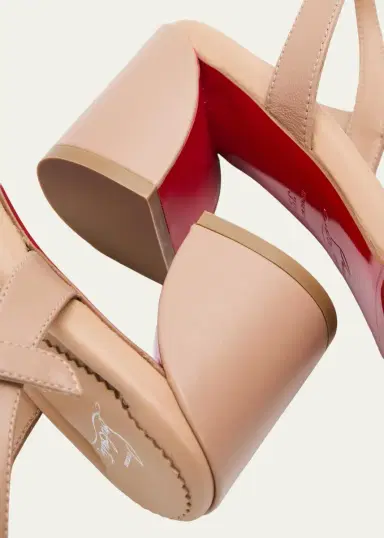 Christian Louboutin 55mm Jane Leather Ankle-Strap Sandals | Thumbnail 5 Christian Louboutin 55mm Jane Leather Ankle-Strap Sandals | Thumbnail 5