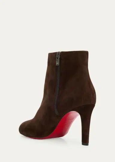 Christian Louboutin 85mm Fannylove Suede Booties | Thumbnail 4 Christian Louboutin 85mm Fannylove Suede Booties | Thumbnail 4