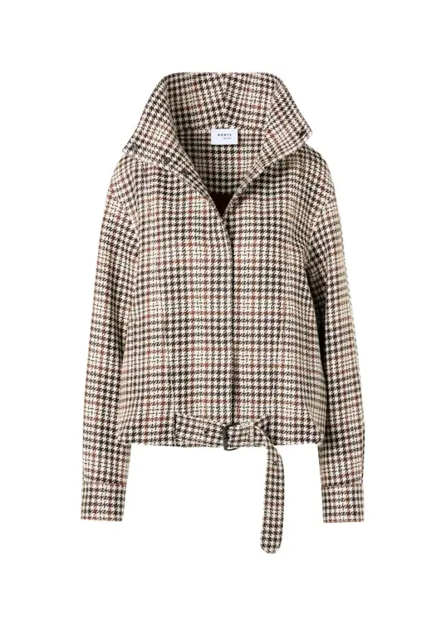 Akris punto Houndstooth Tweed Wool-Blend Blouson Jacket