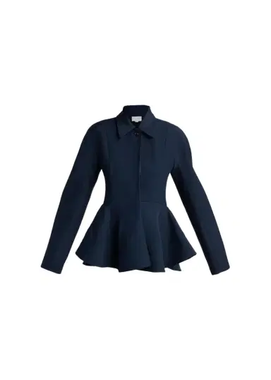 Stella McCartney Dolman-Sleeve Wool Peplum Jacket | Thumbnail 1