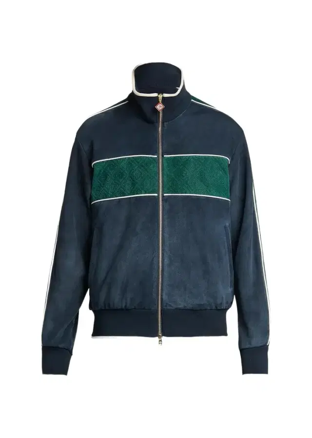 Casablanca Striped Suede Track Jacket