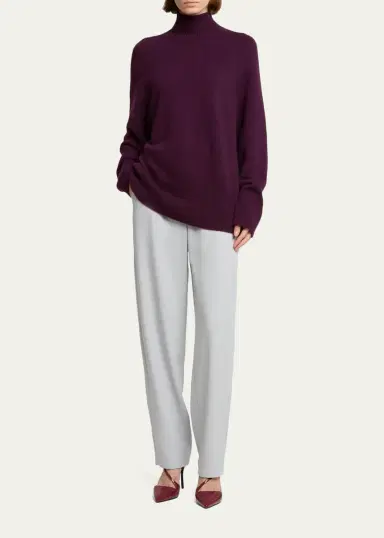 Giorgio Armani Long Cashmere Turtleneck Sweater | Thumbnail 2