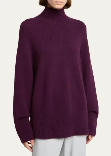 Giorgio Armani Long Cashmere Turtleneck Sweater | Thumbnail 4