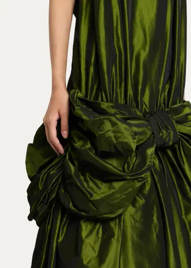 Simone Rocha Taffeta Bow Cascade Egg Maxi Dress | Thumbnail 5 Simone Rocha Taffeta Bow Cascade Egg Maxi Dress | Thumbnail 5