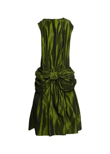 Simone Rocha Taffeta Bow Cascade Egg Maxi Dress | Thumbnail 1 Simone Rocha Taffeta Bow Cascade Egg Maxi Dress | Thumbnail 1