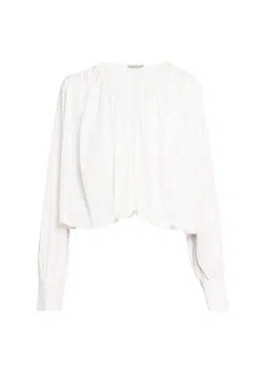 Vince V-Neck Bubble Blouse | Thumbnail 1