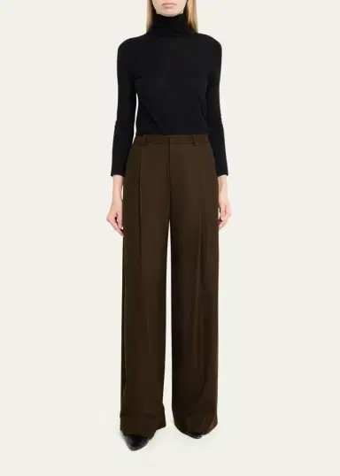 Vince Camille Mid-Rise Wide-Leg Pants | Thumbnail 2 Vince Camille Mid-Rise Wide-Leg Pants | Thumbnail 2