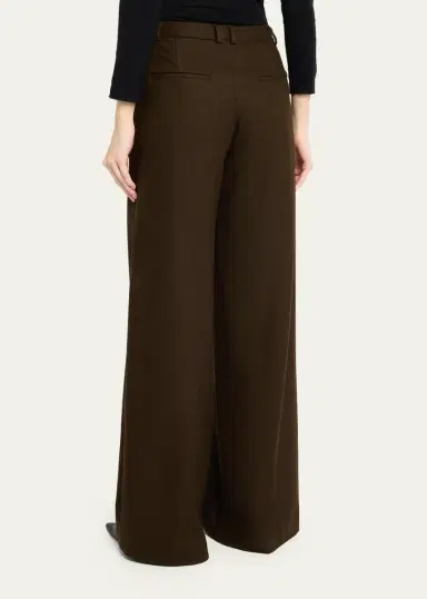 Vince Camille Mid-Rise Wide-Leg Pants | Thumbnail 3 Vince Camille Mid-Rise Wide-Leg Pants | Thumbnail 3