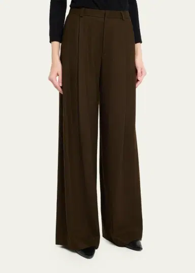 Vince Camille Mid-Rise Wide-Leg Pants | Thumbnail 4 Vince Camille Mid-Rise Wide-Leg Pants | Thumbnail 4