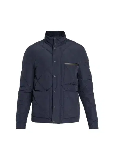 Moncler Grenoble Men's Aquaflect Quilted Leather-Trim Jacket | Thumbnail 1