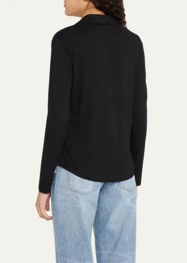 MAJESTIC FILATURES Soft Touch Button-Front Shirt | Thumbnail 3