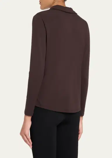 MAJESTIC FILATURES Soft Touch Button-Front Shirt | Thumbnail 7