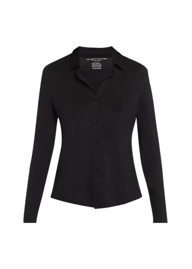 MAJESTIC FILATURES Soft Touch Button-Front Shirt