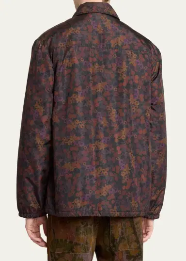 Dries Van Noten Men's Floral Bomber Jacket | Thumbnail 3