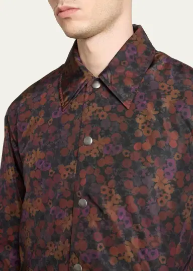 Dries Van Noten Men's Floral Bomber Jacket | Thumbnail 5