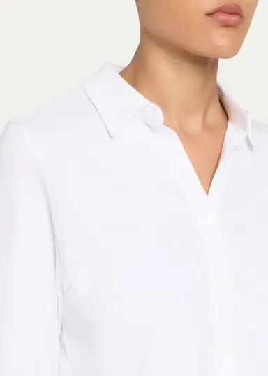 MAJESTIC FILATURES Long-Sleeve Supima Cotton Shirt | Thumbnail 5