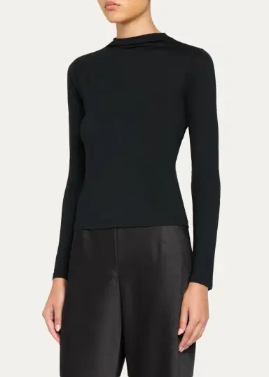 Vince Tie-Neck Top | Thumbnail 4