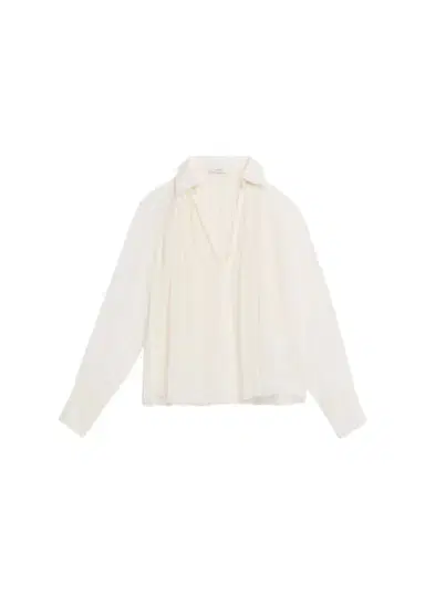 Vince Sheer Gathered Blouse | Thumbnail 1