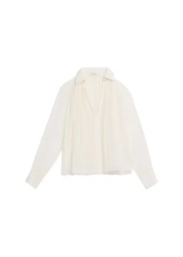 Vince Sheer Gathered Blouse