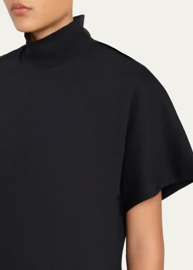 MAJESTIC FILATURES Mock-Neck Supima Cotton Shirt | Thumbnail 5