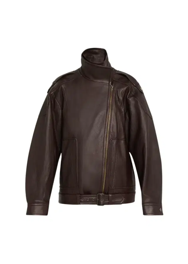 Vince Oversized Leather Aviator Jacket