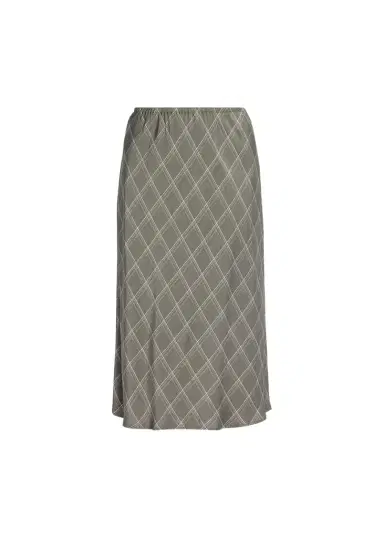 Vince Diamond Plaid Midi Skirt | Thumbnail 1